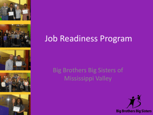 Power Point of Job Readiness Program