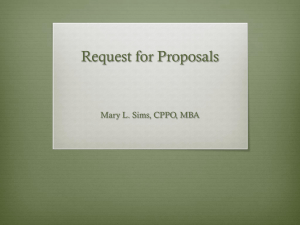 Request for Proposals Overview