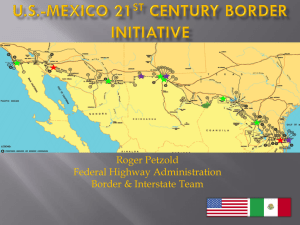 U.S.-Mexico 21st Century Border Initiative
