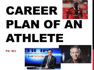 Career plan of an athlete - Oxford United Youth & Community Sports