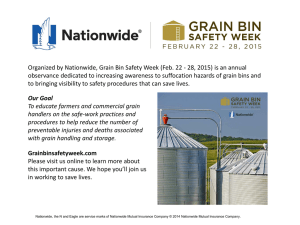 Grain Bin Safety Week February 22 * 28, 2015