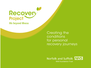 Recovery Approach - Voluntary Norfolk