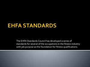 EHFA Standards for the Fitness Industry (PTX, 95.84 KB)