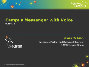 Campus Messenger with Voice - K