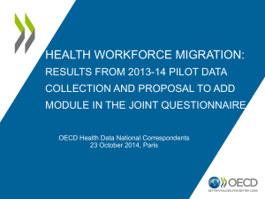 Brief on OECD pilot data collection on HWF mobility