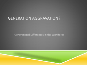 Generations Presentation Summer Institute