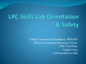 LRC Skills Lab Safety