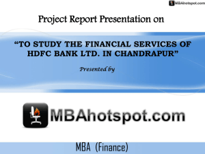 PowerPoint Template - MBA Project Reports l Samlpe