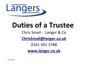 Understanding the Duties of a Trustee