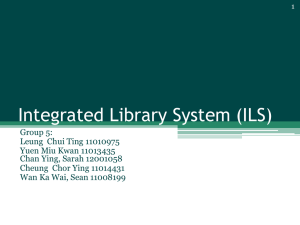 System flow of Millennium library system