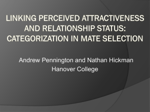 The Effect of relationship status on perceived attractiveness: a visual