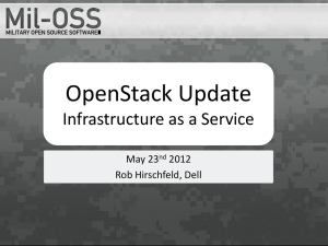 Taking OpenStack into Production: Code Readiness - Mil-OSS