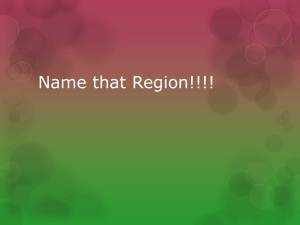 Name that Region!!!!