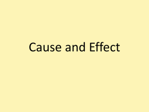 Cause and Effect - celia
