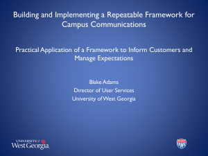 Unified Communications Model Framework