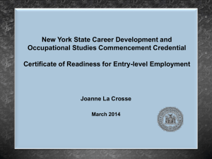 New York State Career Development and