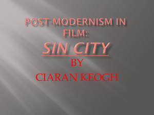 Post-Modernism in film: SIN CITY