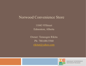 Norwood Convenience Store Presentation
