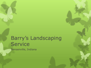 Barry`s Landscaping Service by Chandler Jones