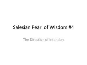 Salesian Pearl of Wisdom #4