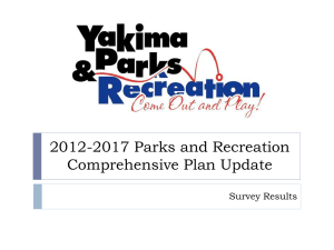 Parks and Recreation Survey Results Powerpoint