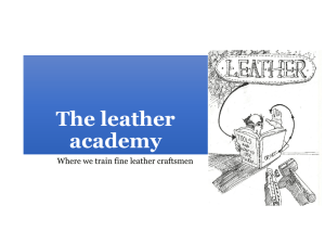 The Way - the SA Leather Academy