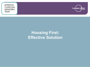 Housing First - Homeless Action Scotland