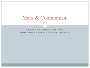 Marx & Communism
