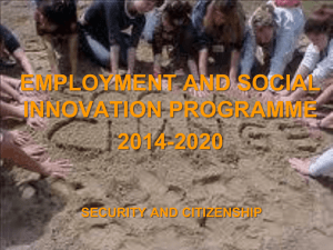 Employment and Social Innovation Programme
