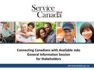 Service Canada Available Jobs