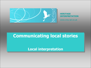 Communicating local stories