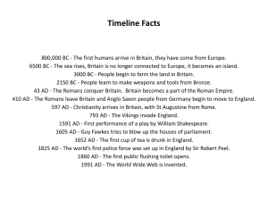 Timeline Facts Answers