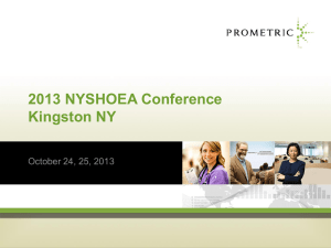 2013 NYSHOEA Conference Kingston NY