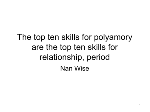 The top ten skills for polyamory