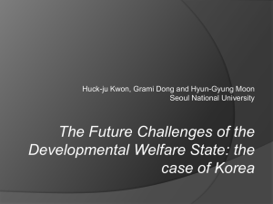 4. Economic crises and the welfare state in Korea
