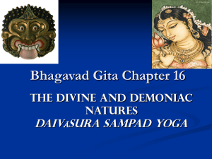 Chapter 16 - The Divine and Demoniac Natures - Audio