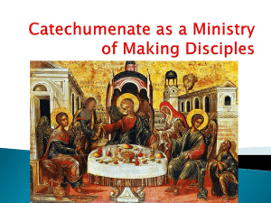Reclaiming the Catechumenate as a Ministry of Welcome