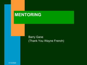 Mentoring-I