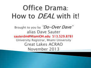 Office Drama: How to DEAL with it!