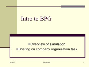 Introduction to BPG