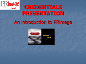 PRimage PP Credentials
