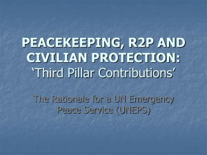 peacekeeping and civilian protection