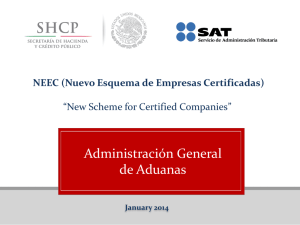 (Nuevo Esquema de Empresas Certificadas, NEEC).
