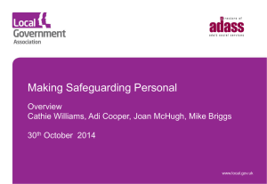 TP4 Making Adult Safeguarding Personal Cathi Williams Adi