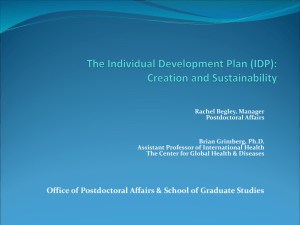 Individual Development Plan PowerPoint