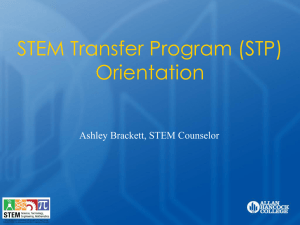 STEM Transfer Orientation