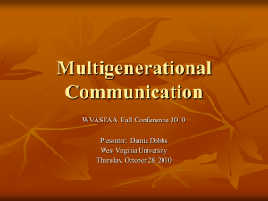 Multigenerational Communication