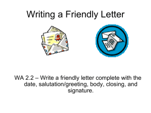 Friendly Letter2 - Pacoima Charter School