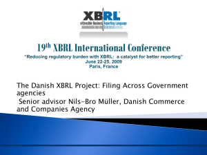 DanishXBRLProject - XBRL Conference Archives