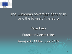 Here you can find the slides of Mr. Bekx from the meeting
